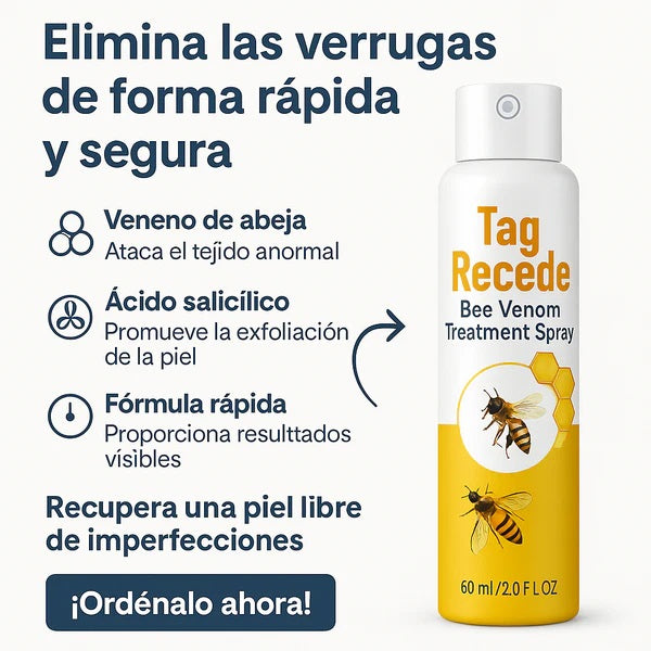 SPRAY ELIMINADOR DE VERRUGAS TAG RECEDE / 60 ml
