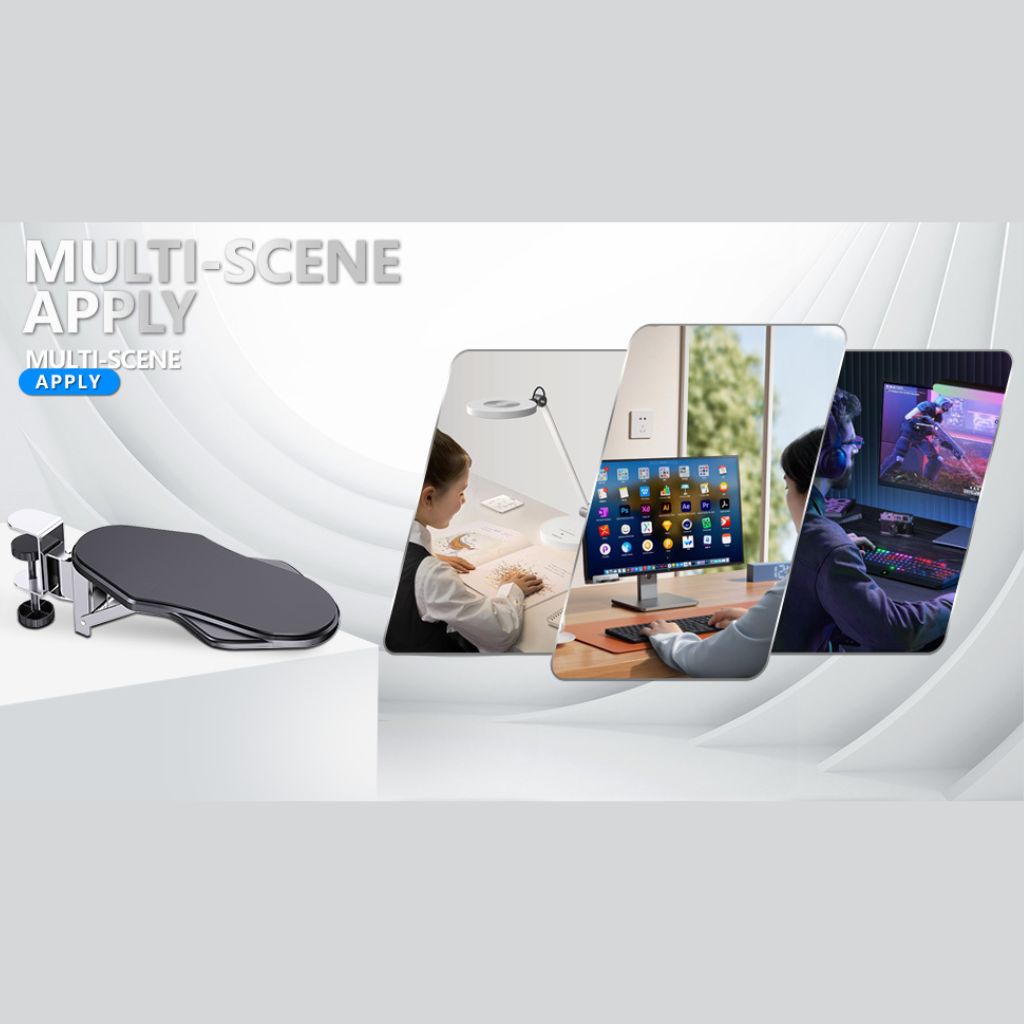 Soporte de Escritorio Ergonómico para Brazos y Codos