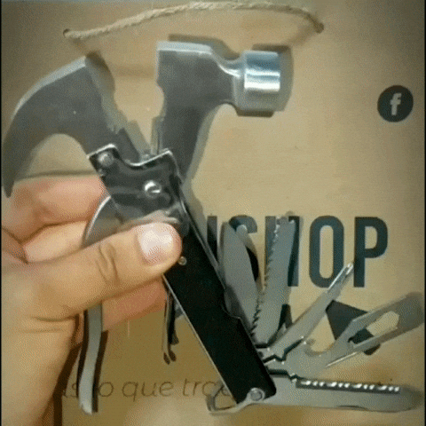 Martillo multiusos 18 en 1 + ENVÍO GRATIS