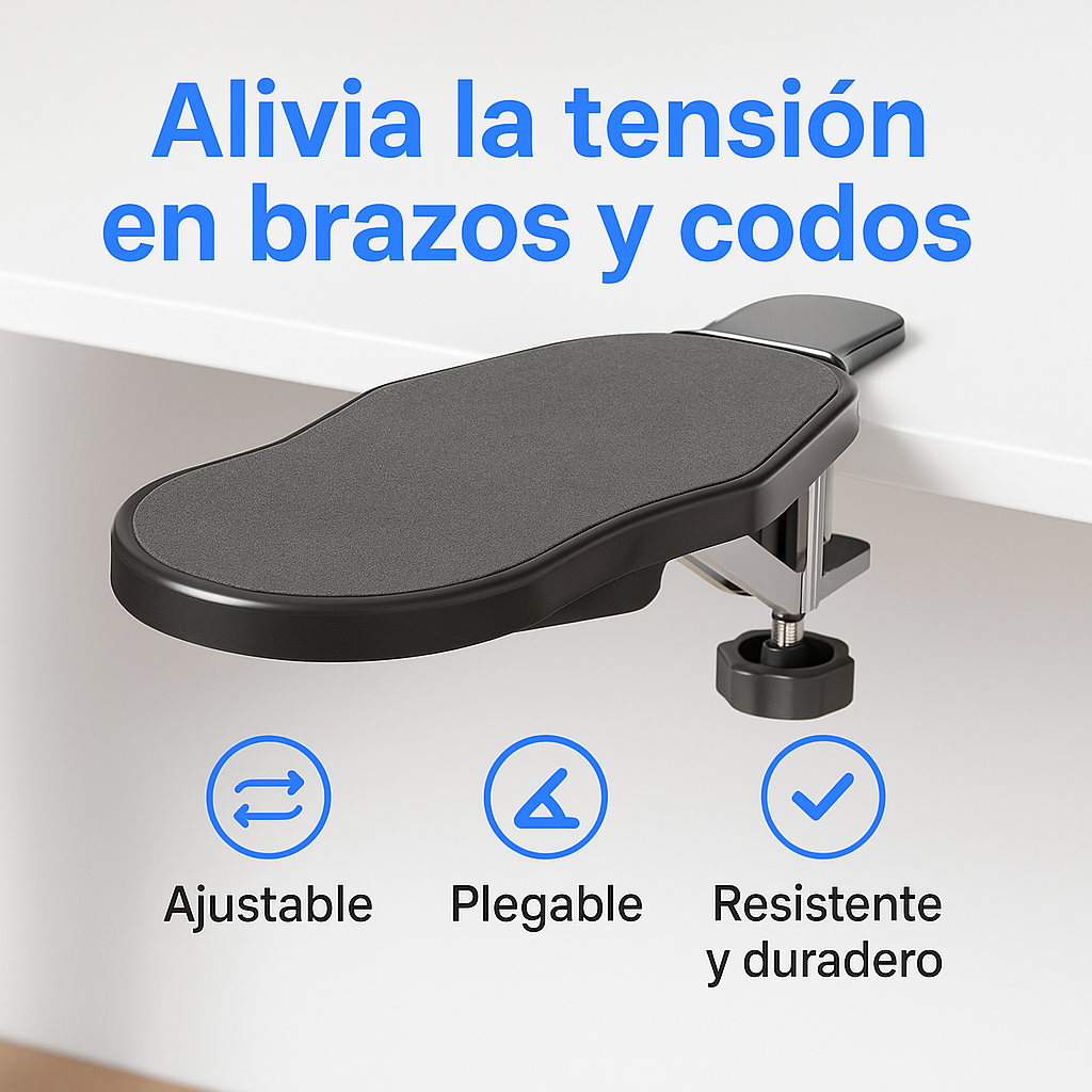 Soporte de Escritorio Ergonómico para Brazos y Codos